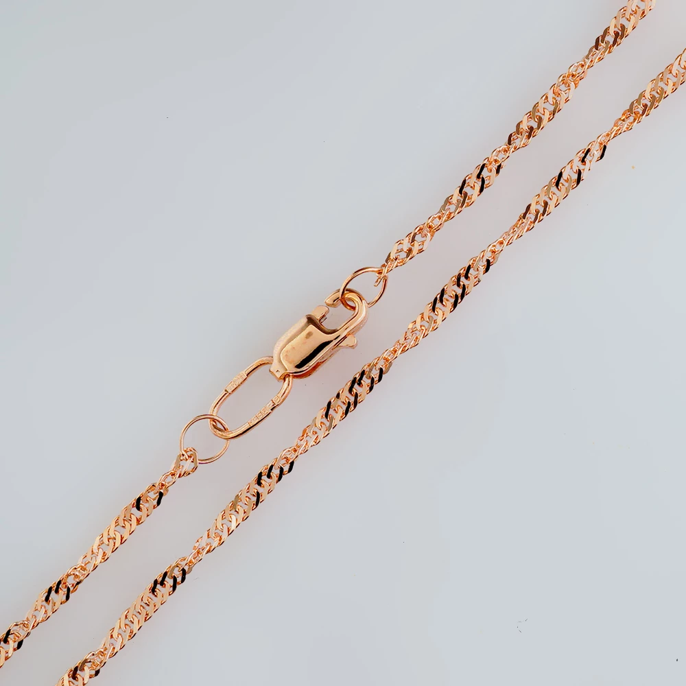 Цепь из красного золота 585 пробы