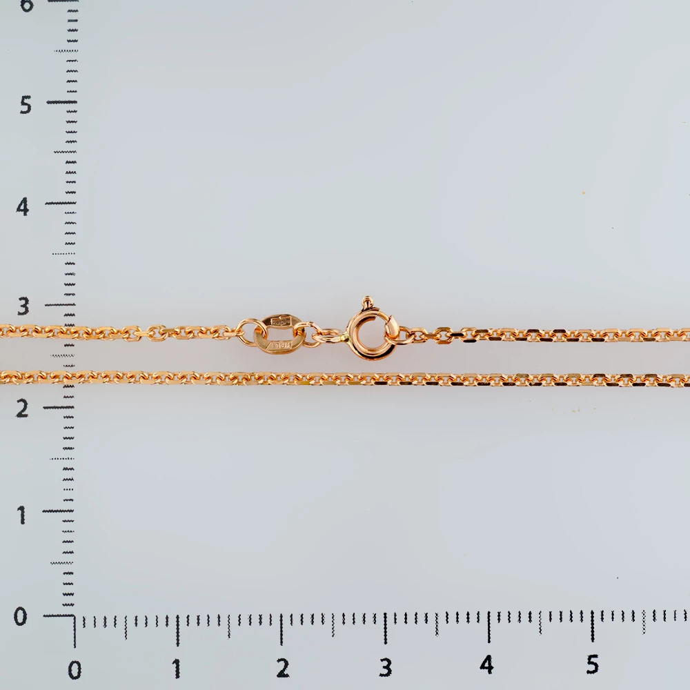 Цепь из красного золота 585 пробы