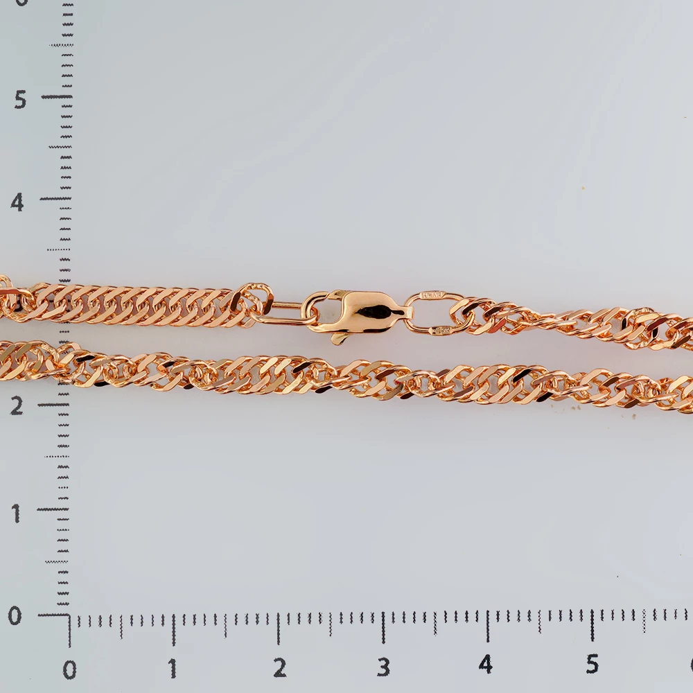 Цепь из красного золота 585 пробы