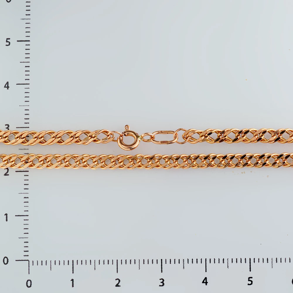 Цепь из красного золота 585 пробы