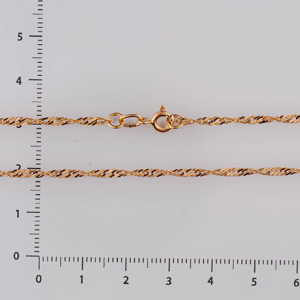 Цепь из красного золота 585 пробы