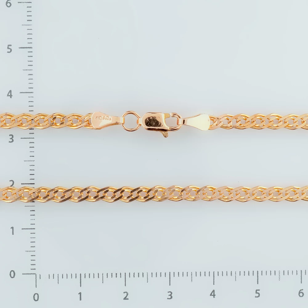 Цепь из красного золота 585 пробы