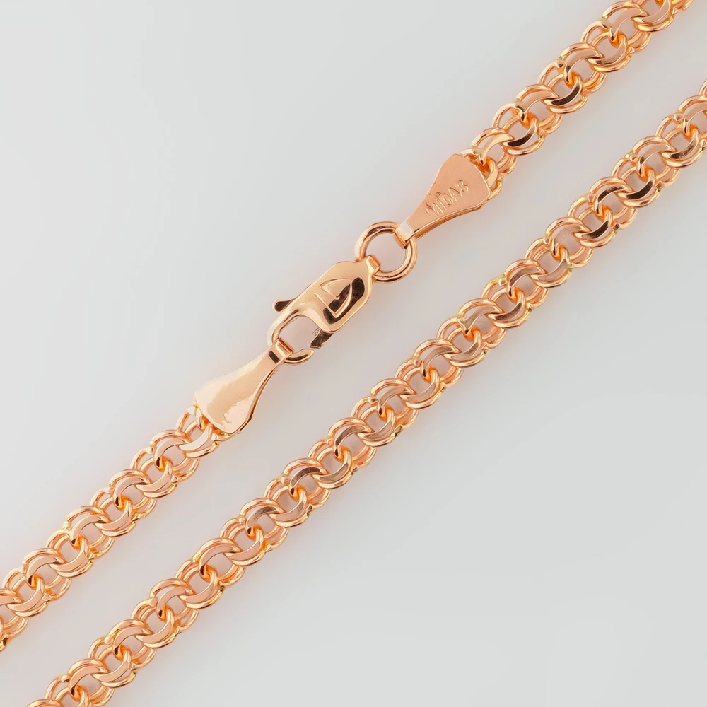 Цепь из красного золота 585 пробы