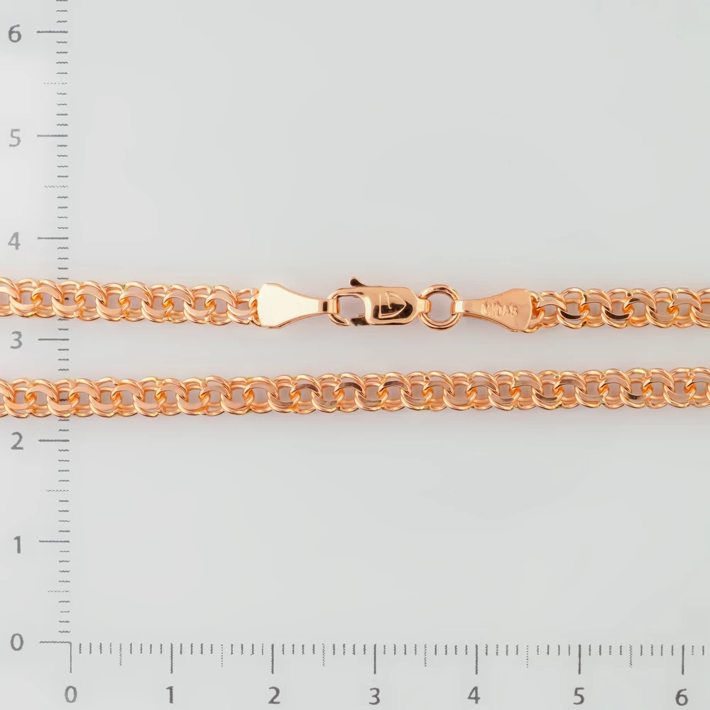 Цепь из красного золота 585 пробы