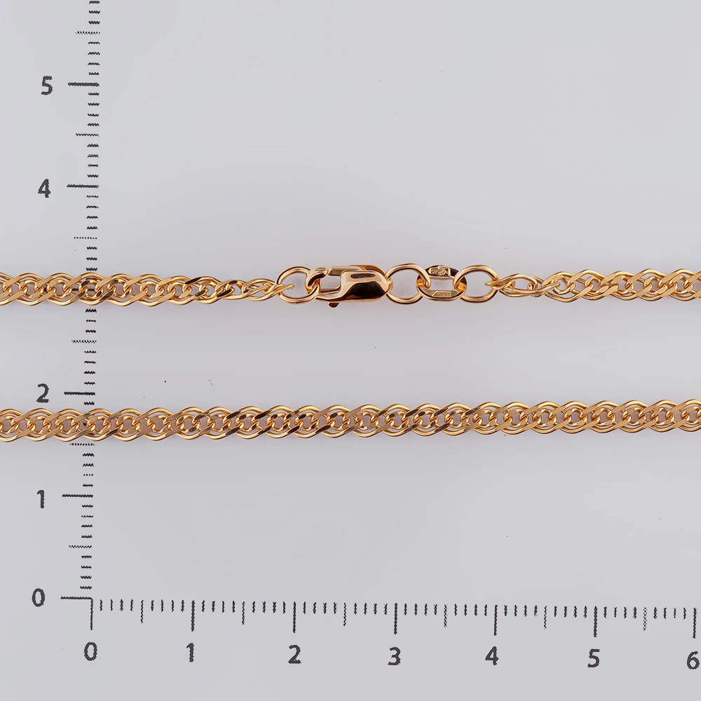 Цепь из красного золота 585 пробы