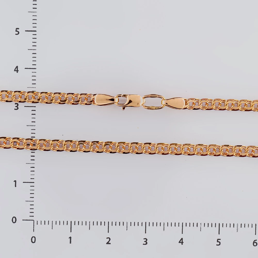 Цепь из красного золота 585 пробы