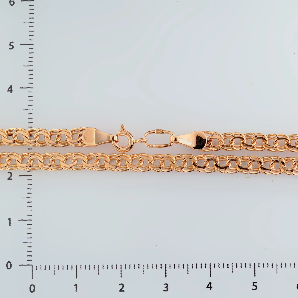 Цепь из красного золота 585 пробы