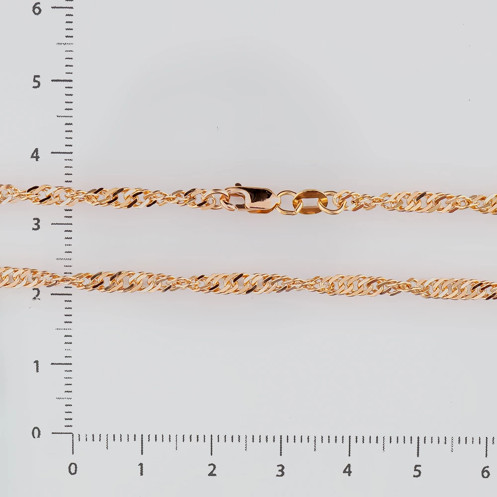 Цепь из красного золота 585 пробы