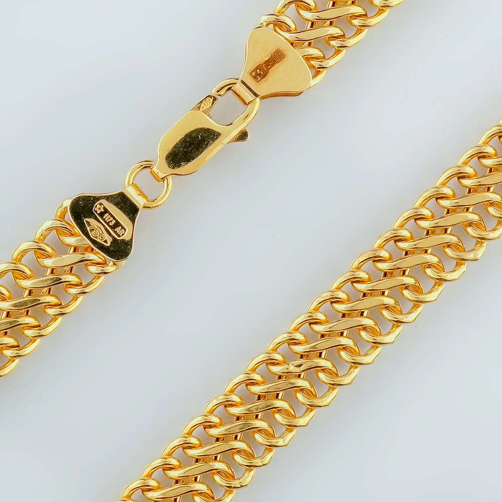 Цепь из желтого золота 750 пробы