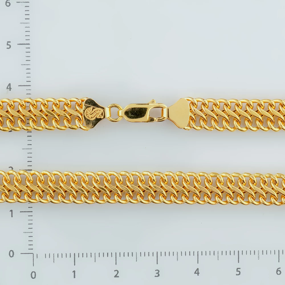 Цепь из желтого золота 750 пробы