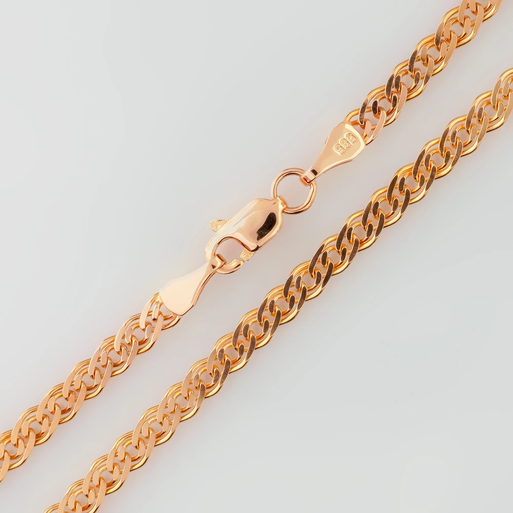 Цепь из красного золота 585 пробы