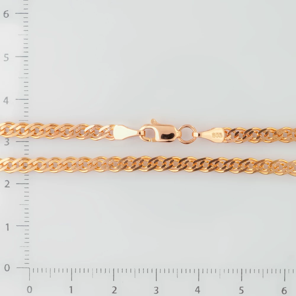 Цепь из красного золота 585 пробы