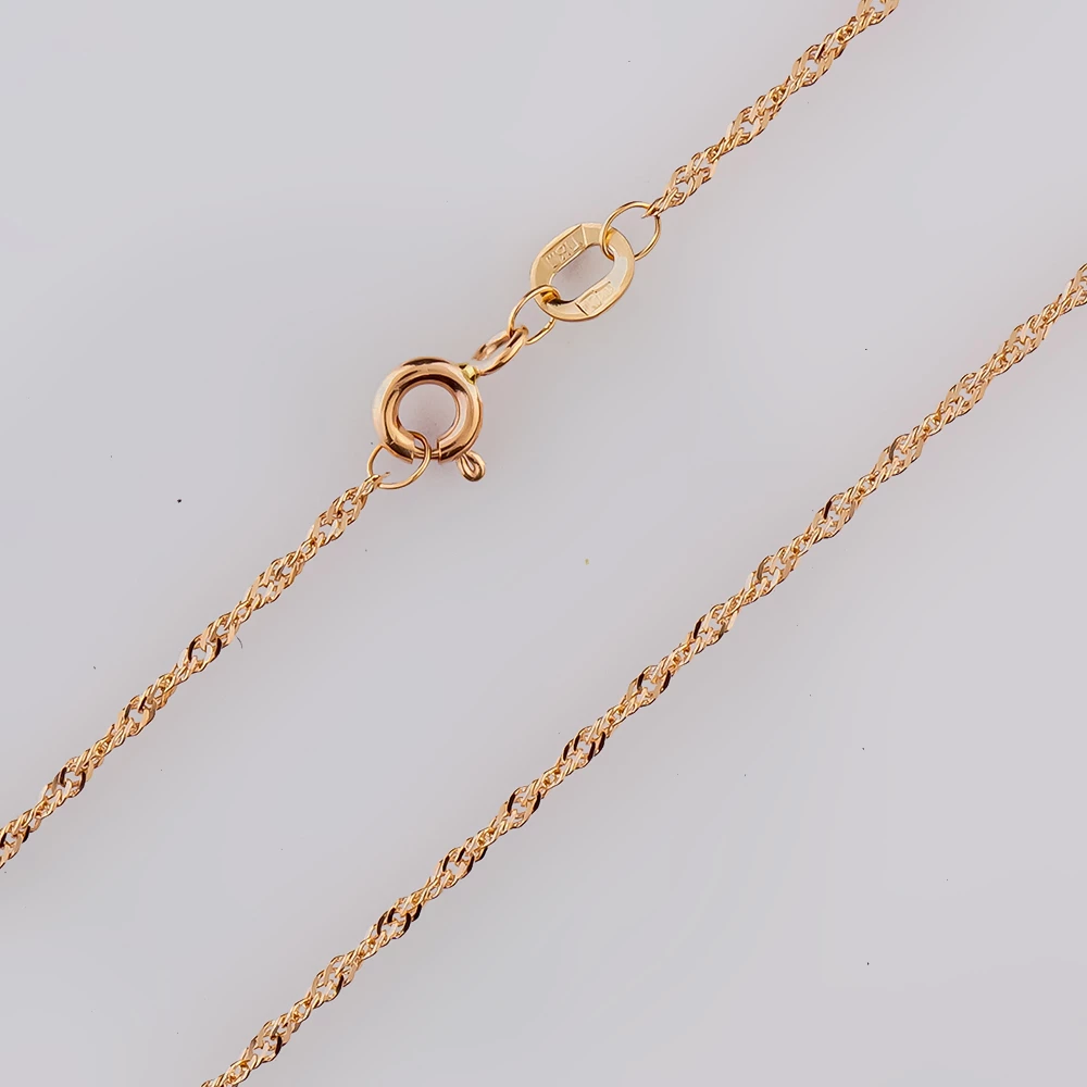 Цепь из красного золота 585 пробы