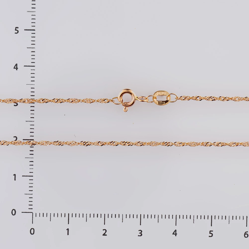 Цепь из красного золота 585 пробы