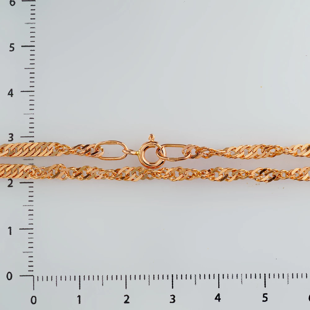 Цепь из красного золота 585 пробы