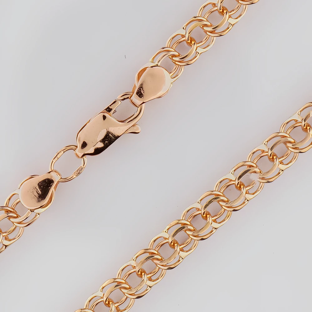 Цепь из красного золота 585 пробы