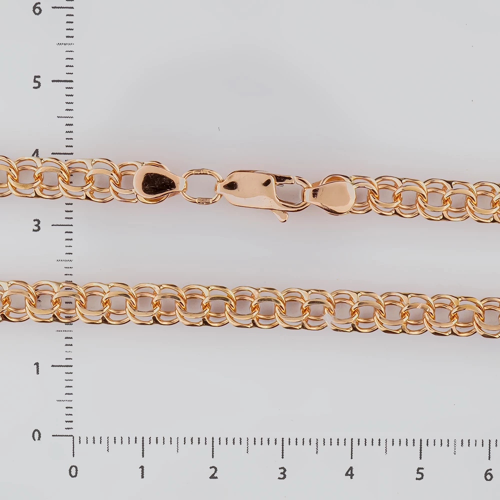 Цепь из красного золота 585 пробы