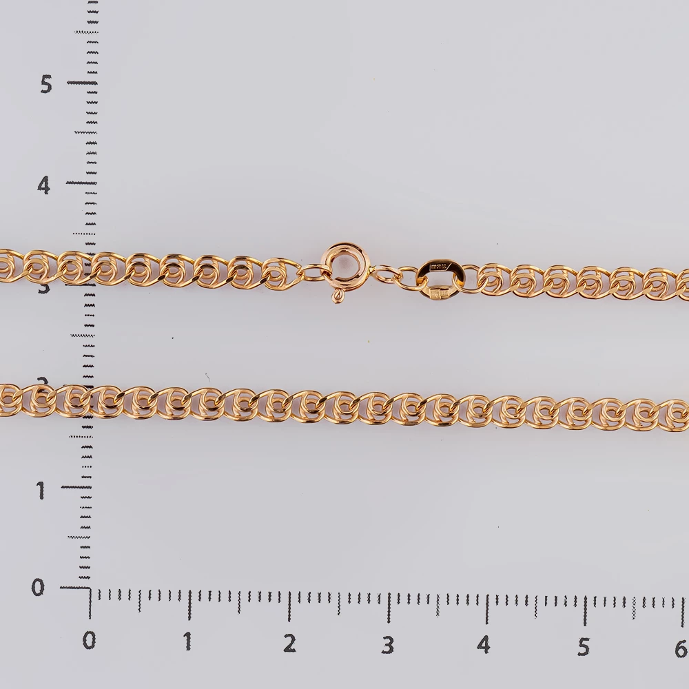 Цепь из красного золота 585 пробы