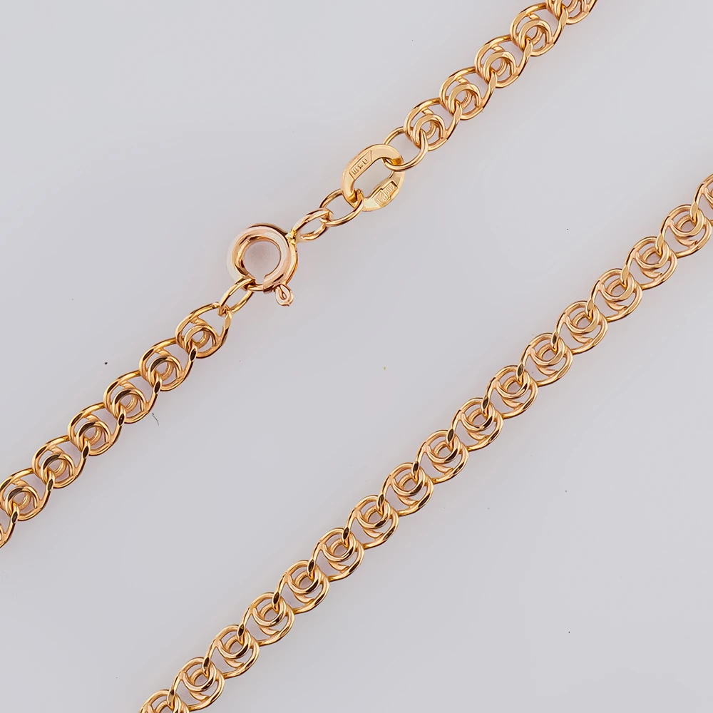 Цепь из красного золота 585 пробы