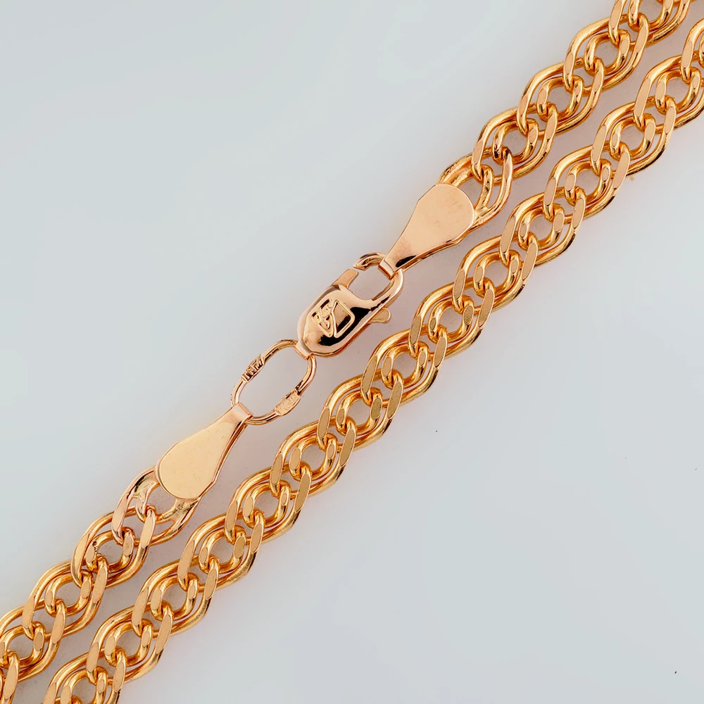 Цепь из красного золота 585 пробы