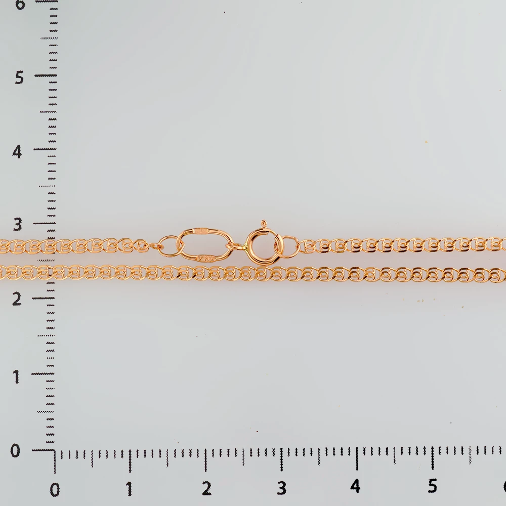 Цепь из красного золота 585 пробы