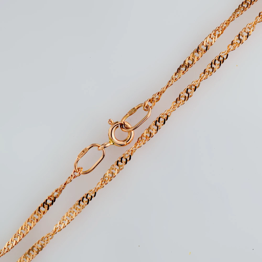 Цепь из красного золота 585 пробы