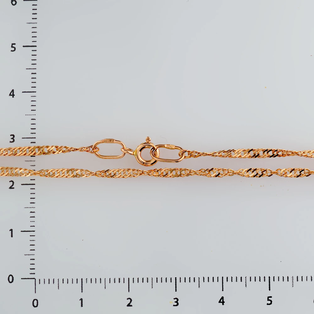 Цепь из красного золота 585 пробы