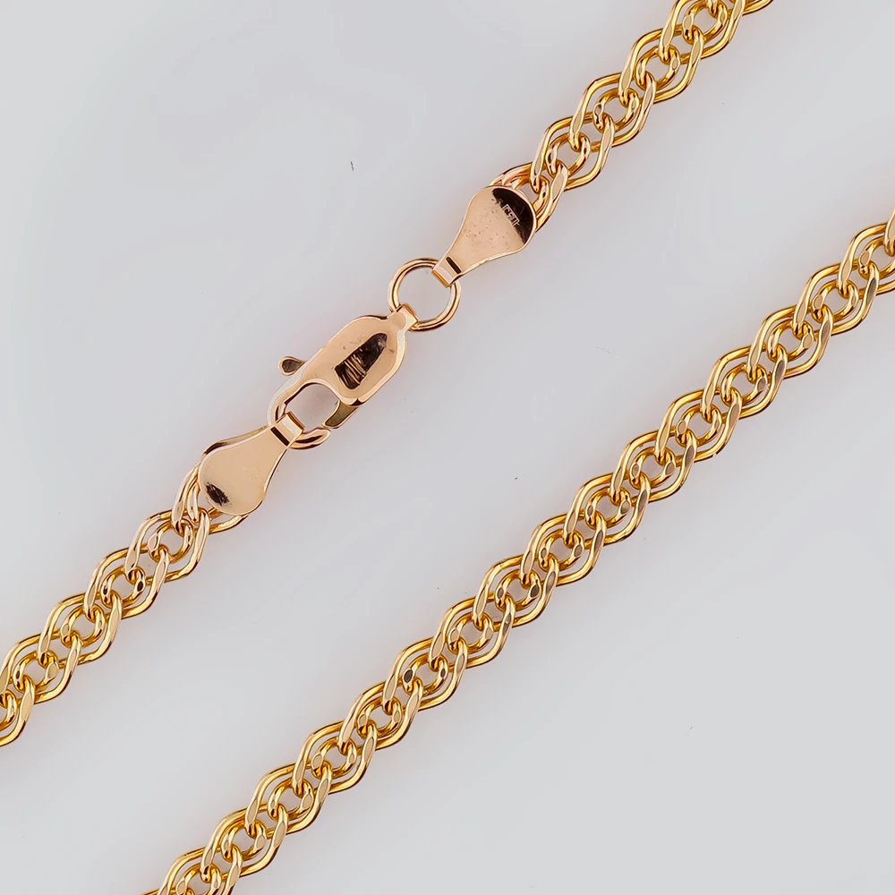 Цепь из желтого золота 585 пробы