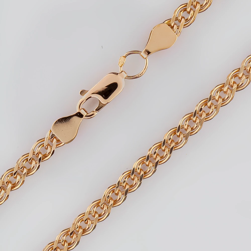 Цепь из красного золота 585 пробы