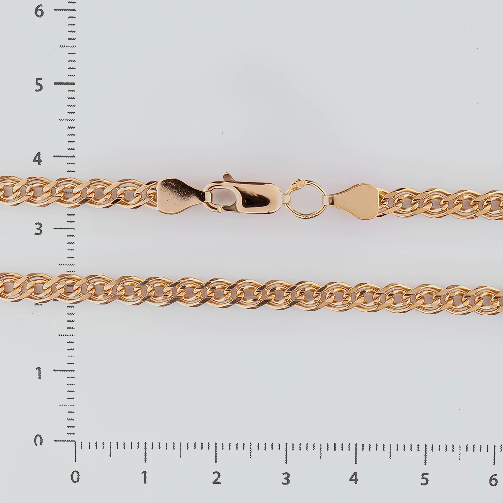 Цепь из красного золота 585 пробы