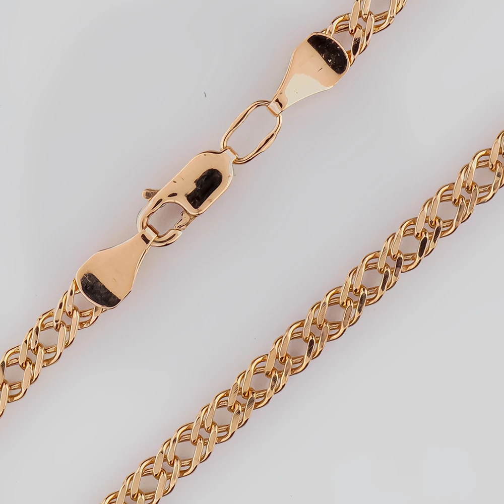 Цепь из красного золота 585 пробы