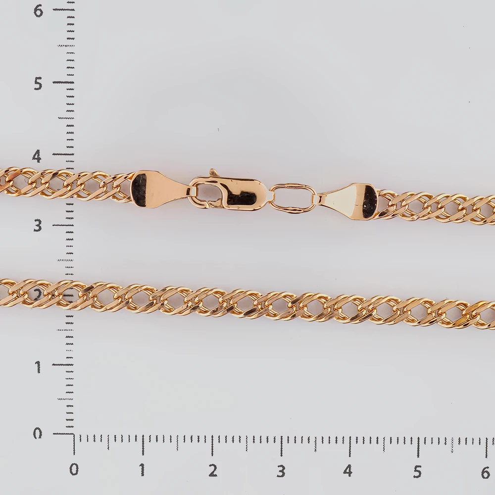 Цепь из красного золота 585 пробы