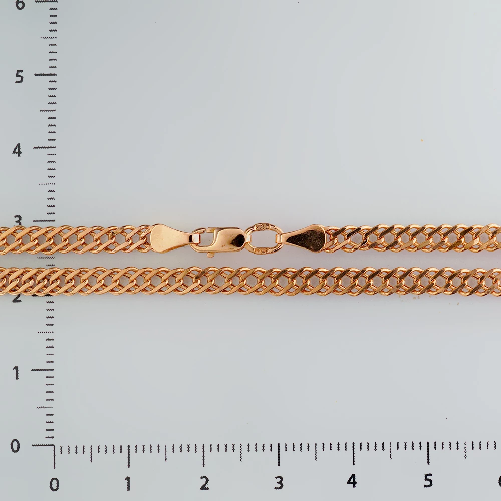 Цепь из красного золота 585 пробы