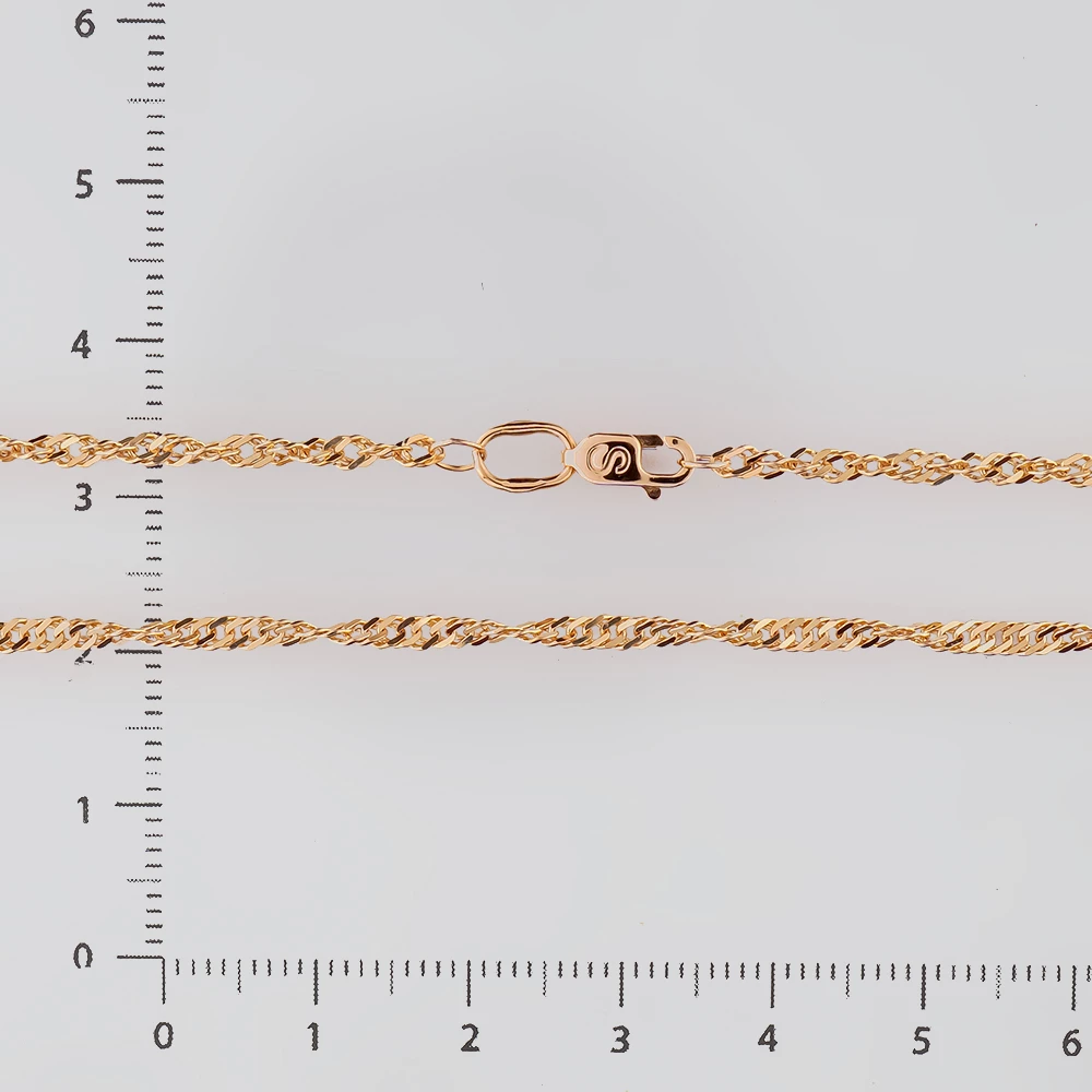 Цепь из красного золота 585 пробы