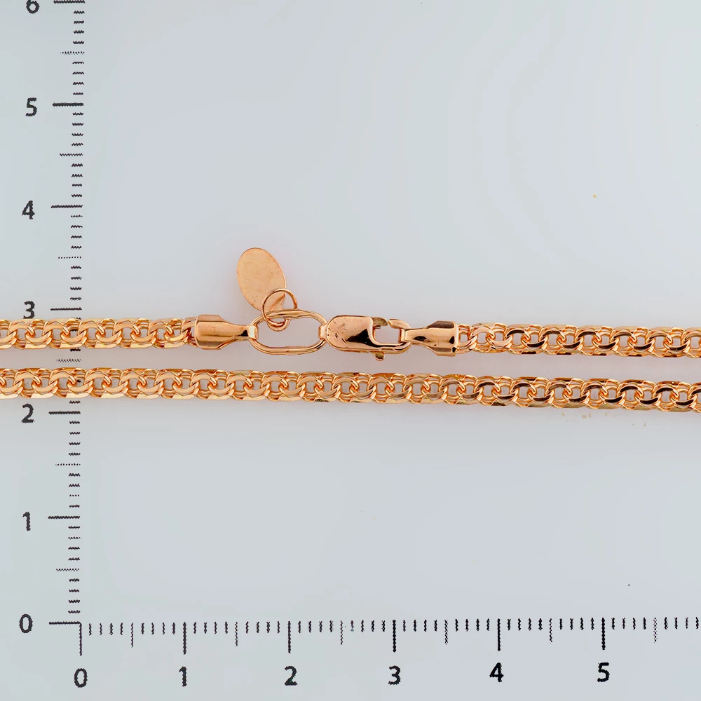 Цепь из красного золота 585 пробы