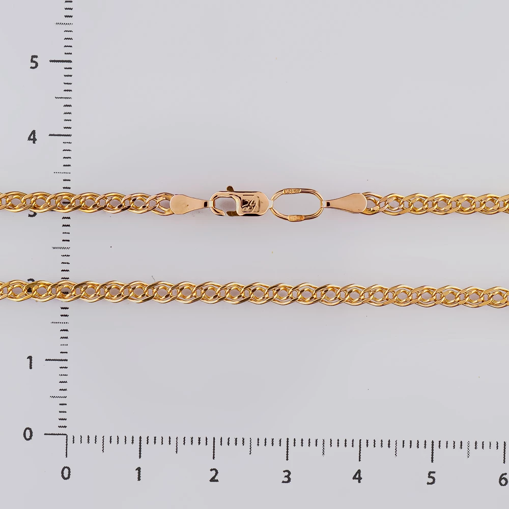 Цепь из желтого золота 585 пробы