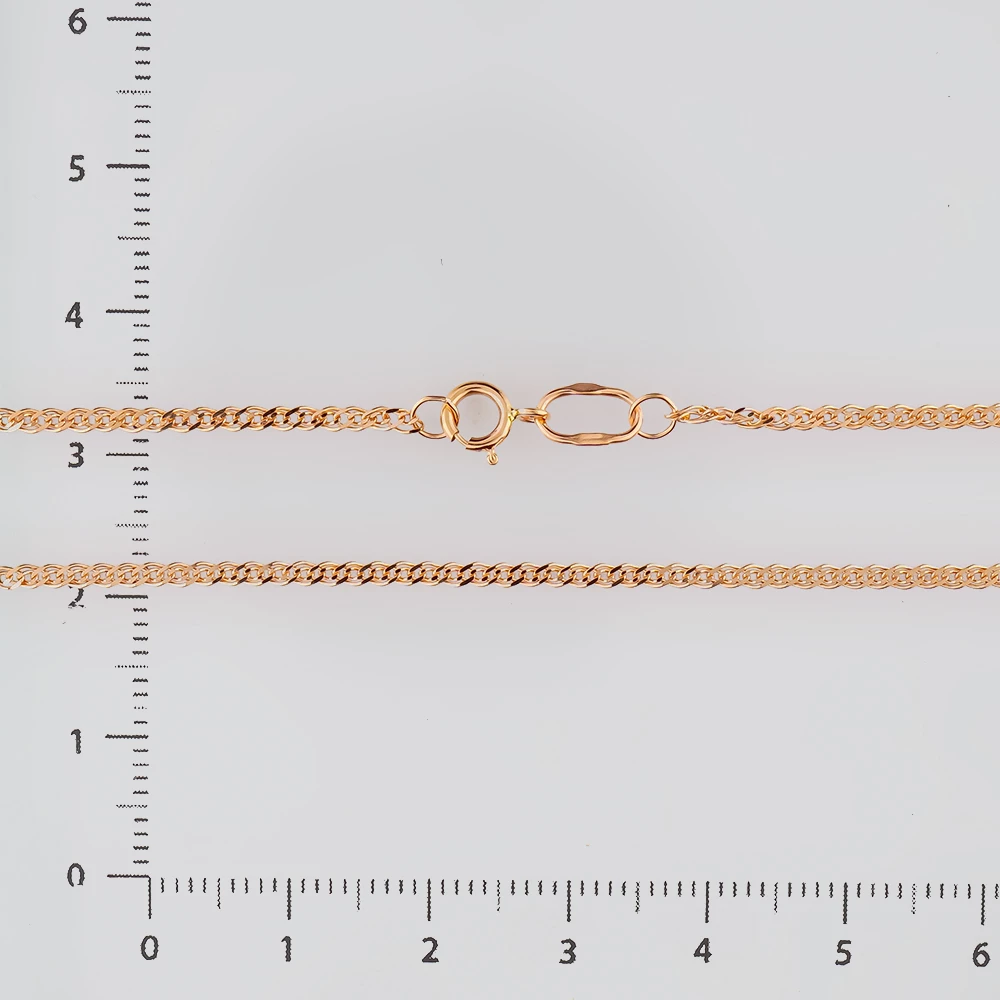 Цепь из красного золота 585 пробы