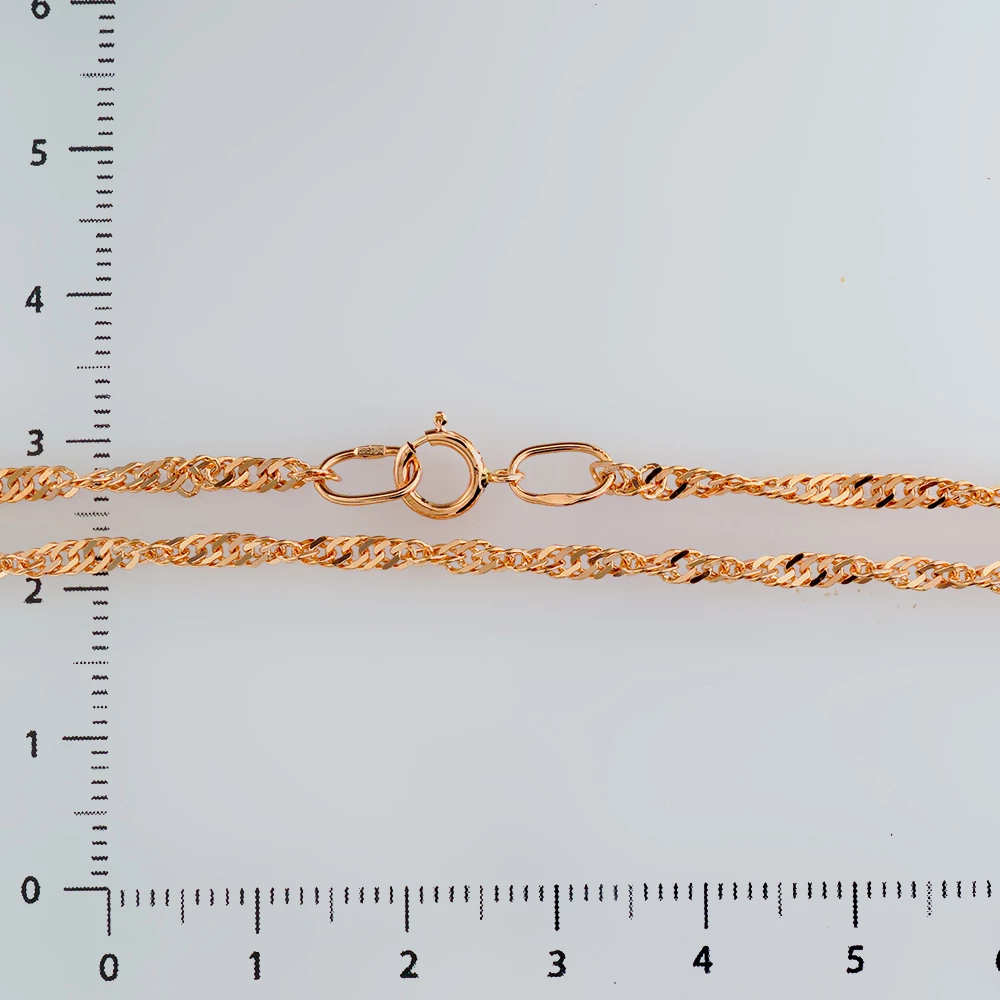 Цепь из красного золота 585 пробы
