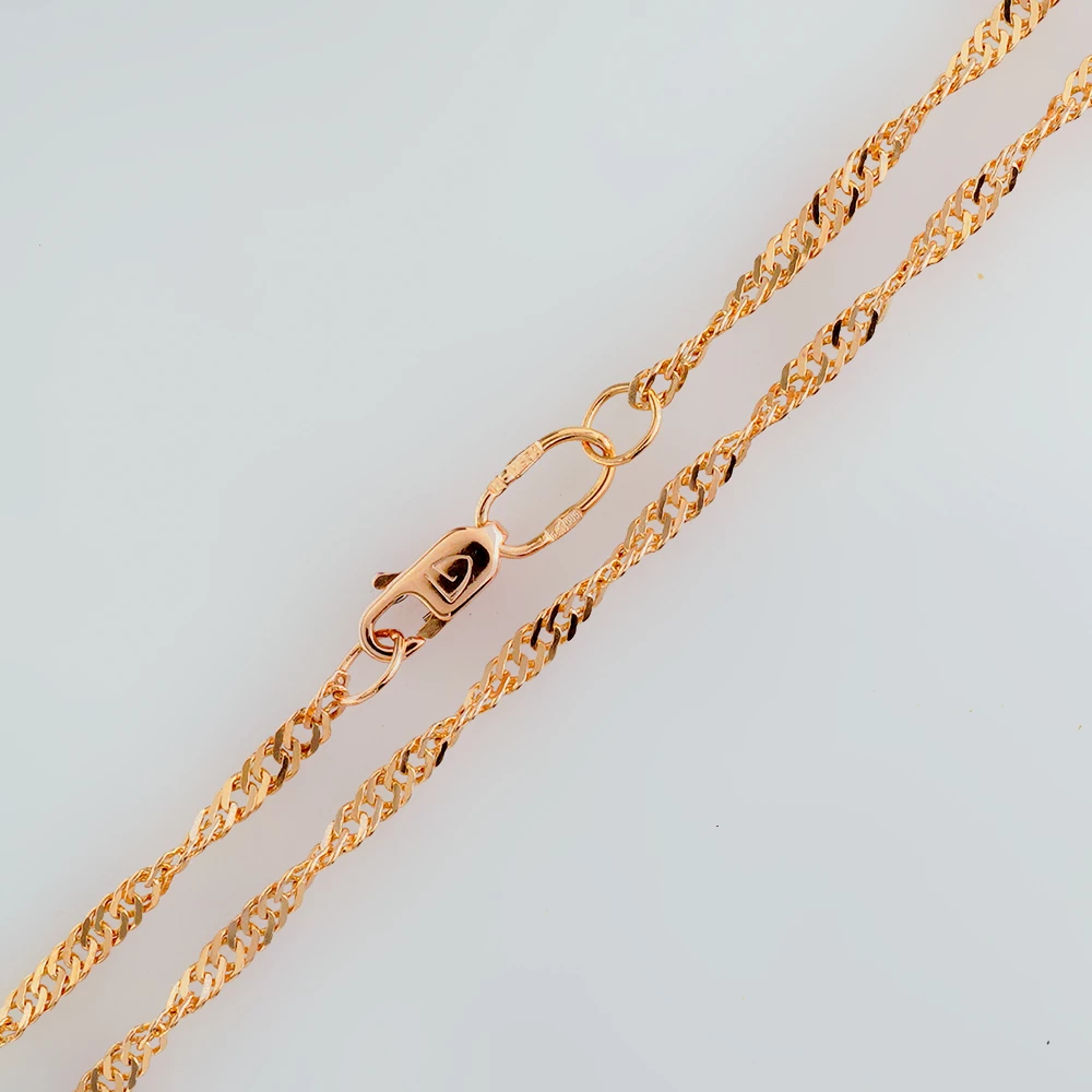 Цепь из красного золота 585 пробы