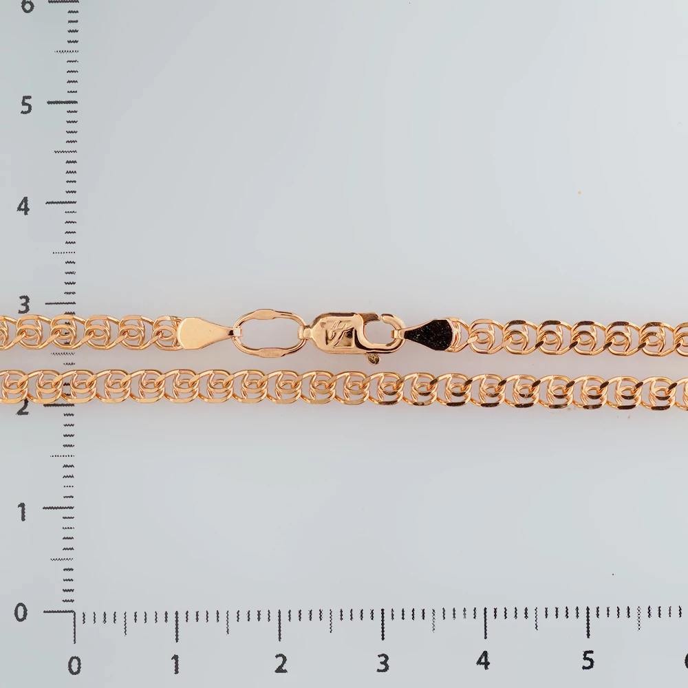 Цепь из красного золота 585 пробы