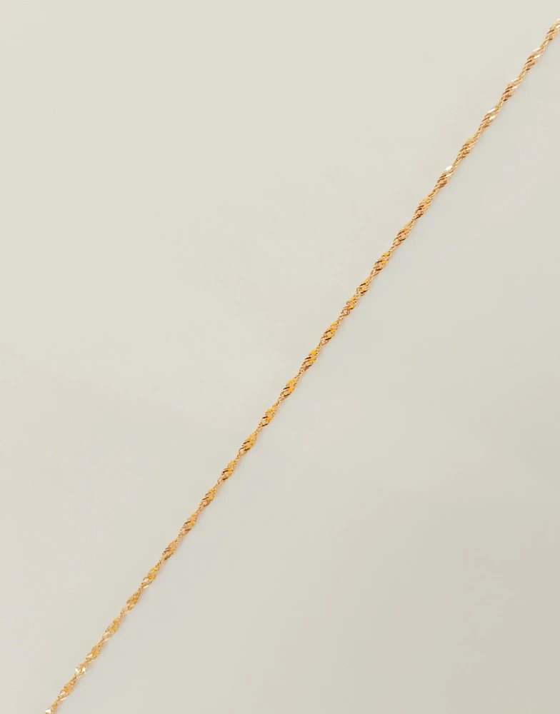 Цепь из красного золота 585 пробы