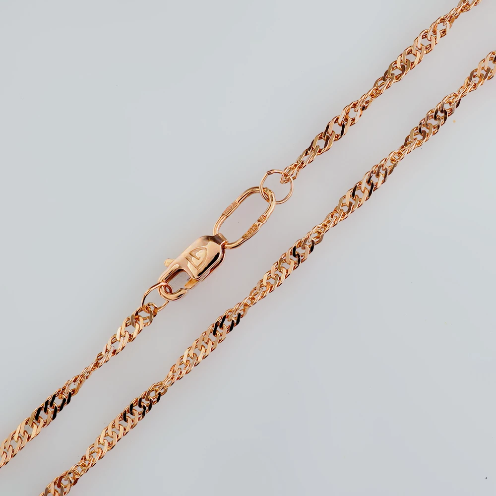 Цепь из красного золота 375 пробы