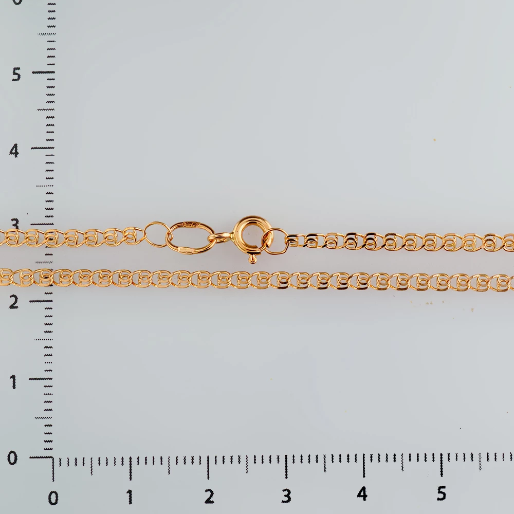 Цепь из красного золота 585 пробы