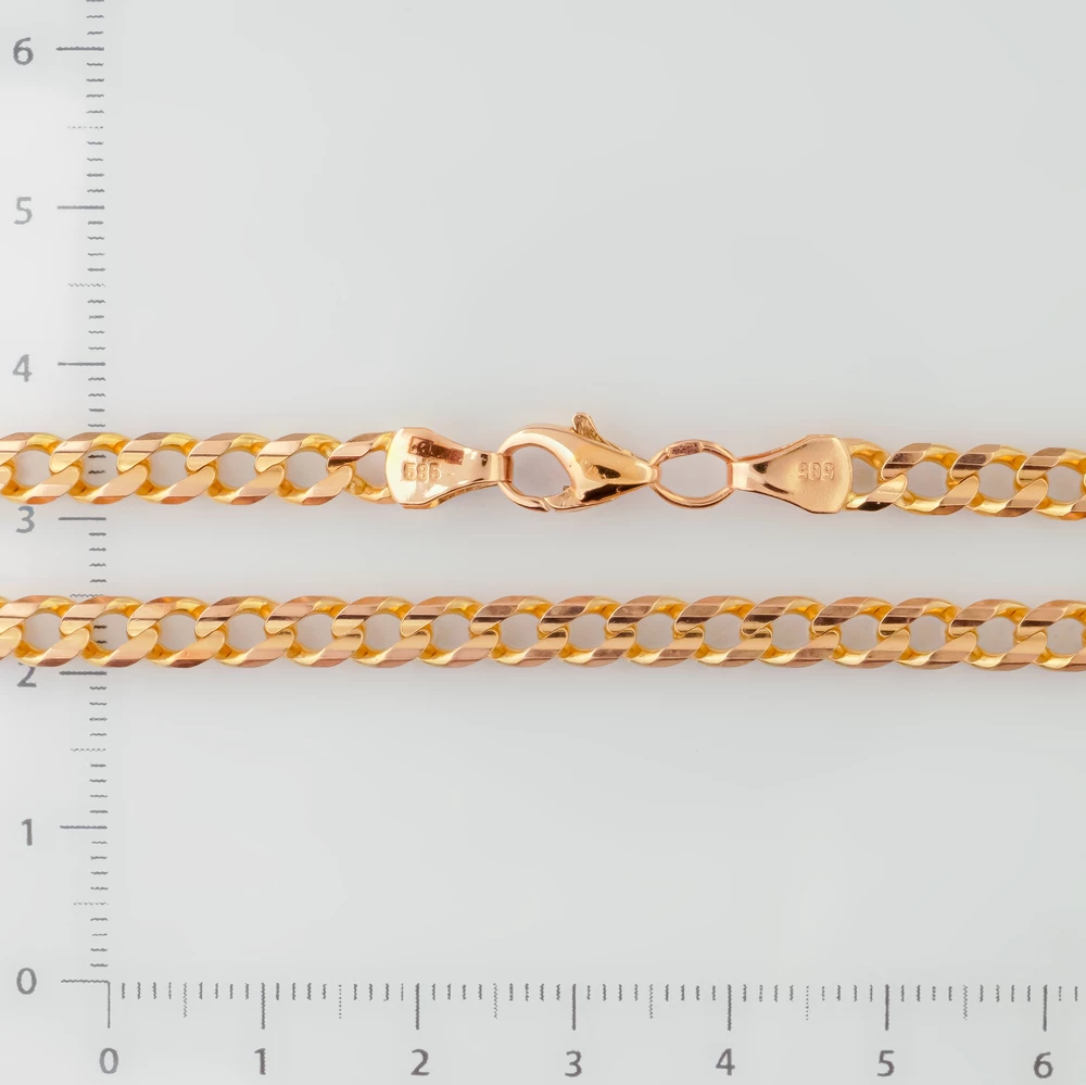 Цепь из красного золота 585 пробы