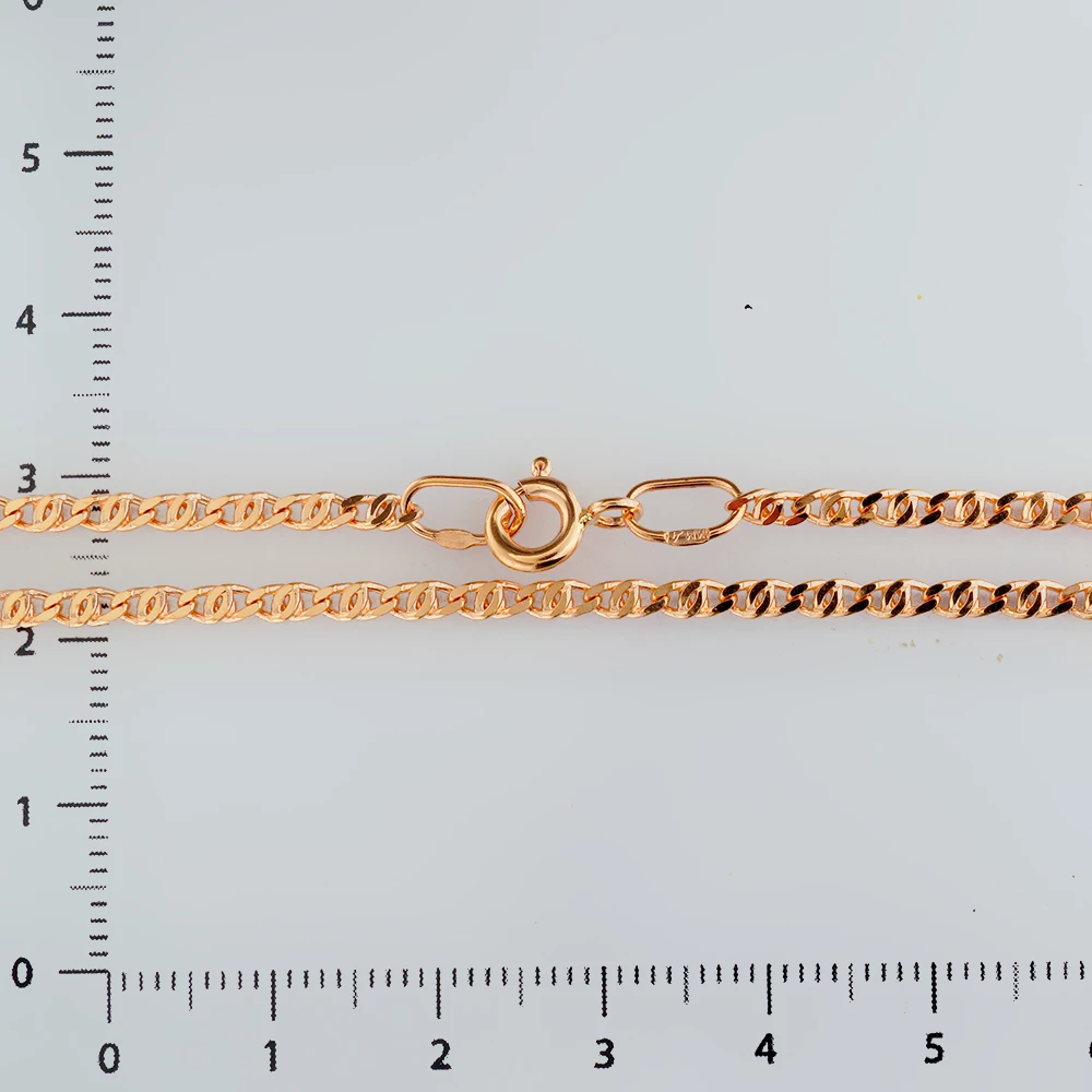 Цепь из красного золота 585 пробы