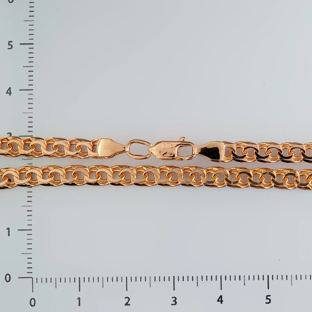 Цепь из красного золота 585 пробы