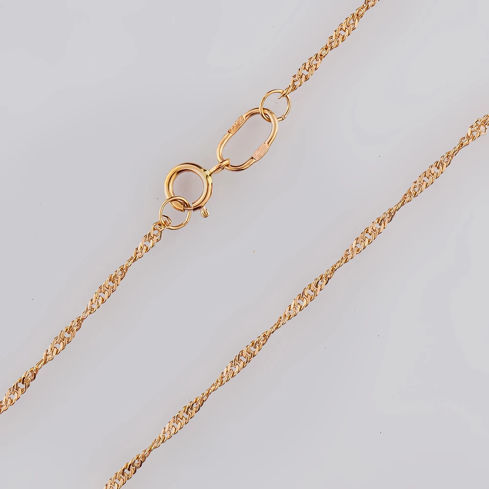 Цепь из красного золота 585 пробы