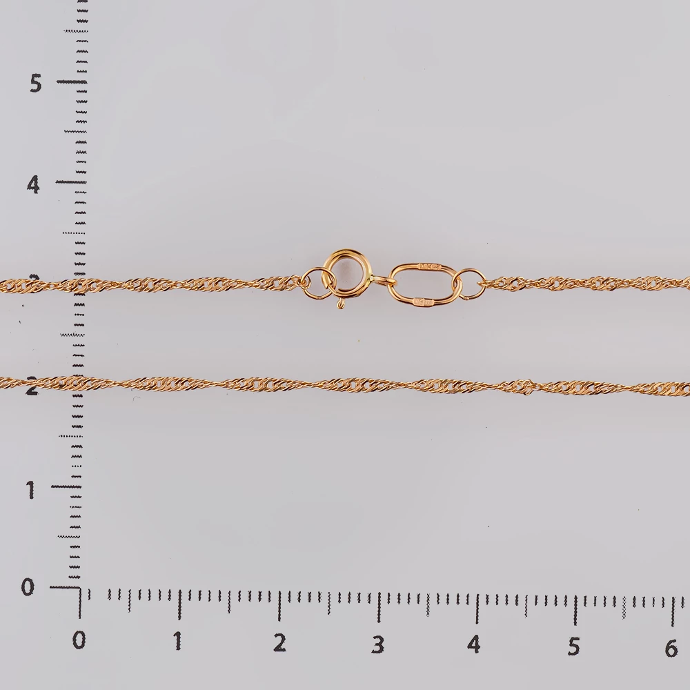 Цепь из красного золота 585 пробы