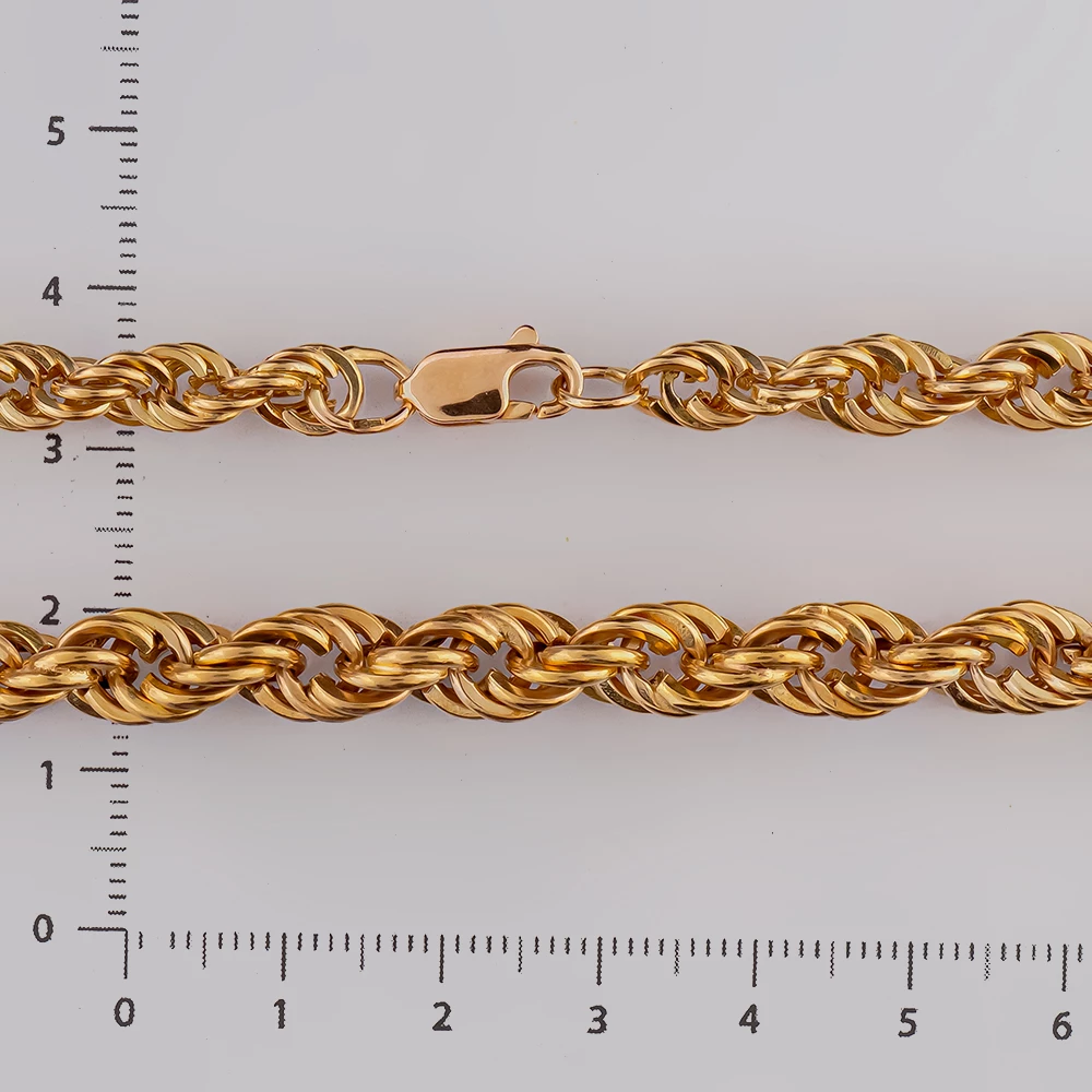 Цепь из красного золота 585 пробы