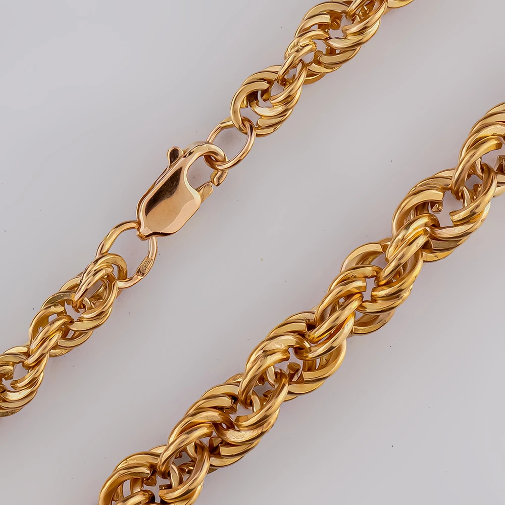 Цепь из красного золота 585 пробы